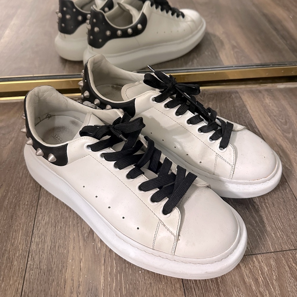 Mens Shoes Alexander Mcqeen “Spikes” Oversized Sneakers Size 8.5/42